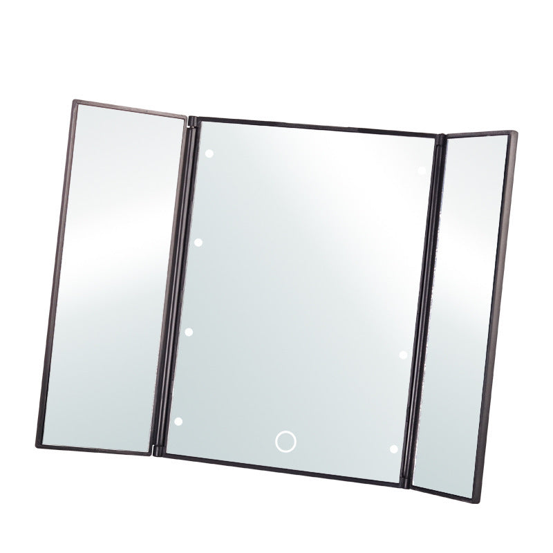 Trifold Glam Mirror