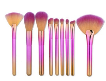 Pro Glow 9-Piece Makeup Brush Set