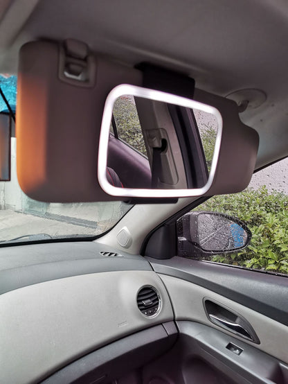 Car LED Make-Up Mirror