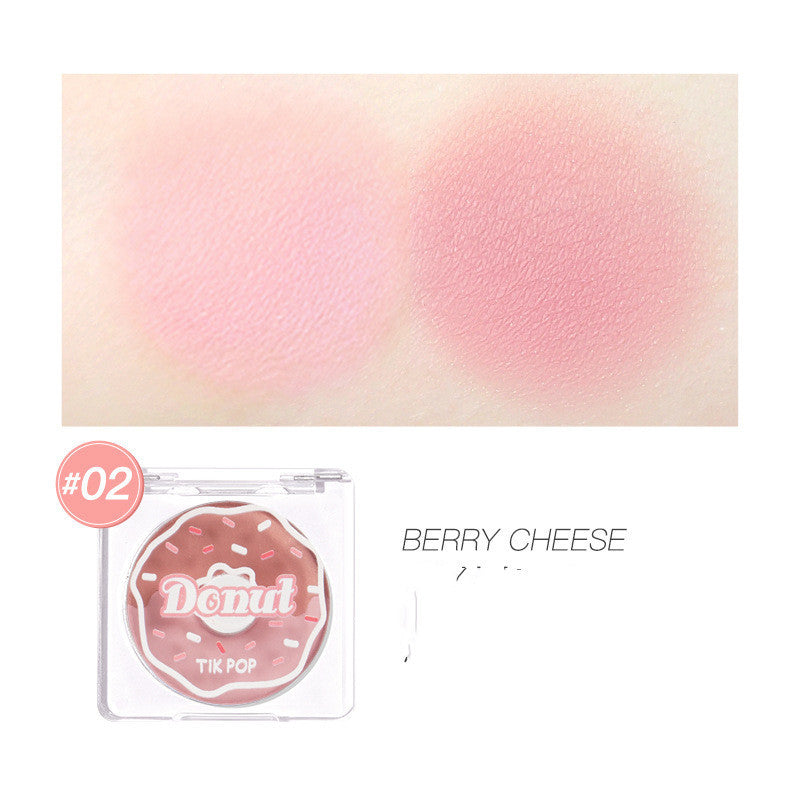 Nude Two-Tone Blush & Highlighter: Effortless Makeup Glow