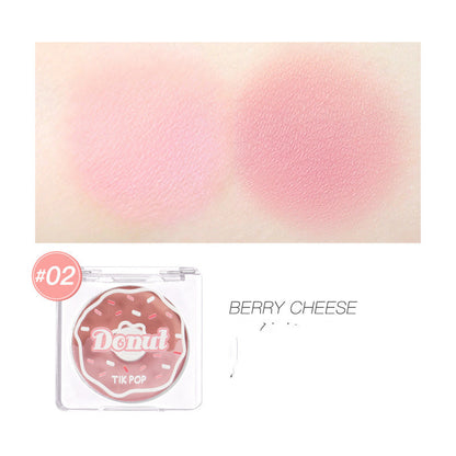 Nude Two-Tone Blush & Highlighter: Effortless Makeup Glow