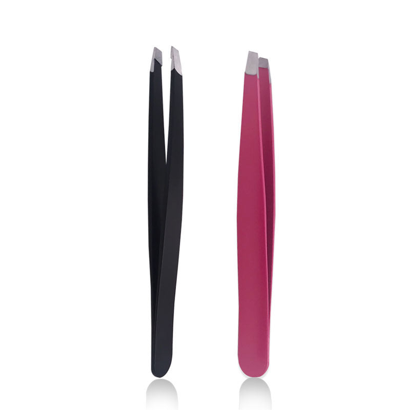 Stainless Steel Black/Pink Tweezers