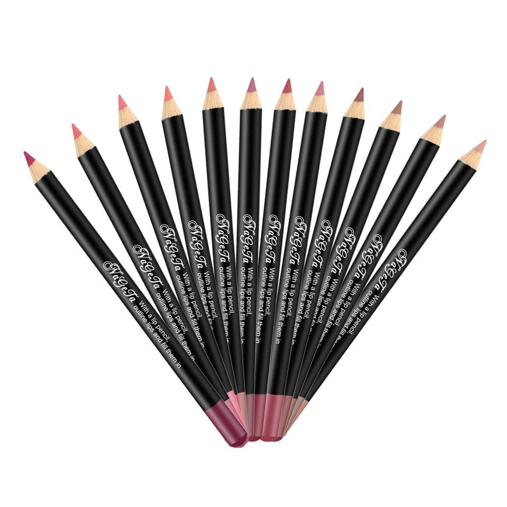 12 Colors Matte Lip Liner Single