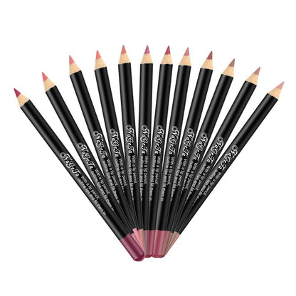 12 Colors Matte Lip Liner Single