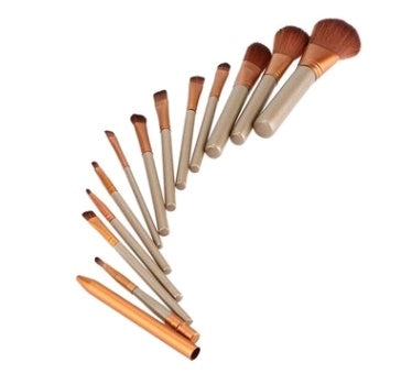 12 makeup brush sets iron box makeup tools