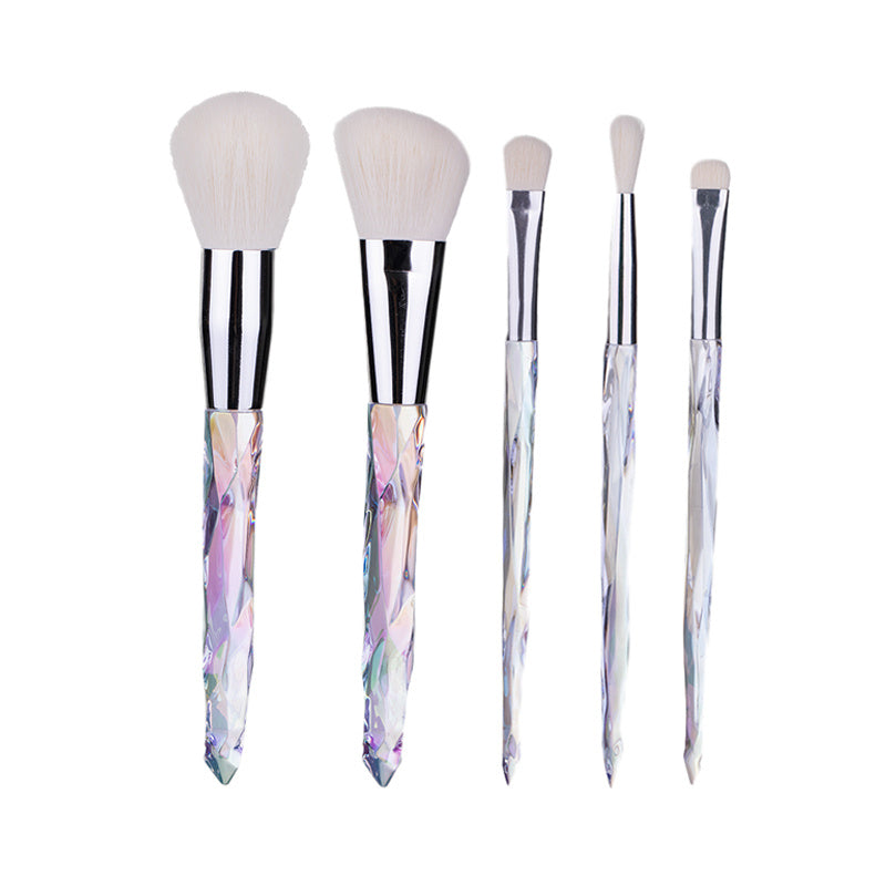 Crystal Glow Diamond Handle Brush Set