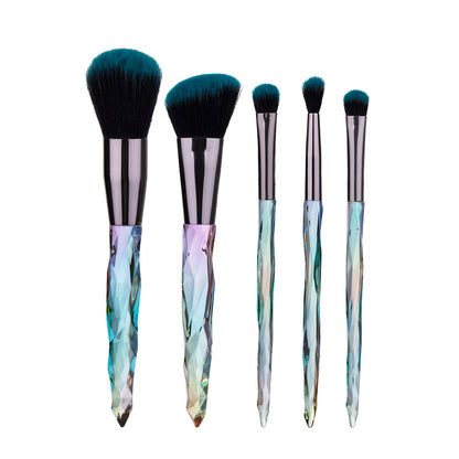 Crystal Glow Diamond Handle Brush Set