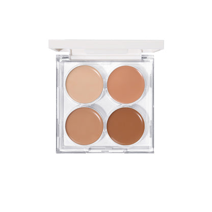 Four-color Concealer Tray To Cover Acne Marks And Dark Circles