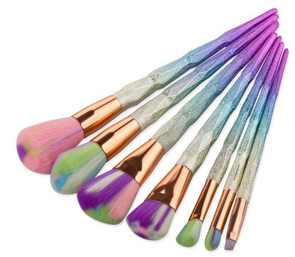 Diamond Glam 7-Piece Makeup Brush Set