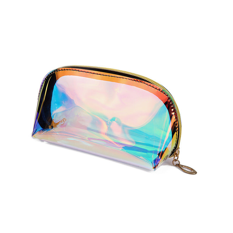 Laser illusion cosmetic bag