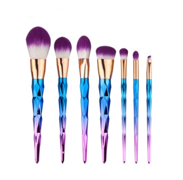 Diamond Glam 7-Piece Makeup Brush Set