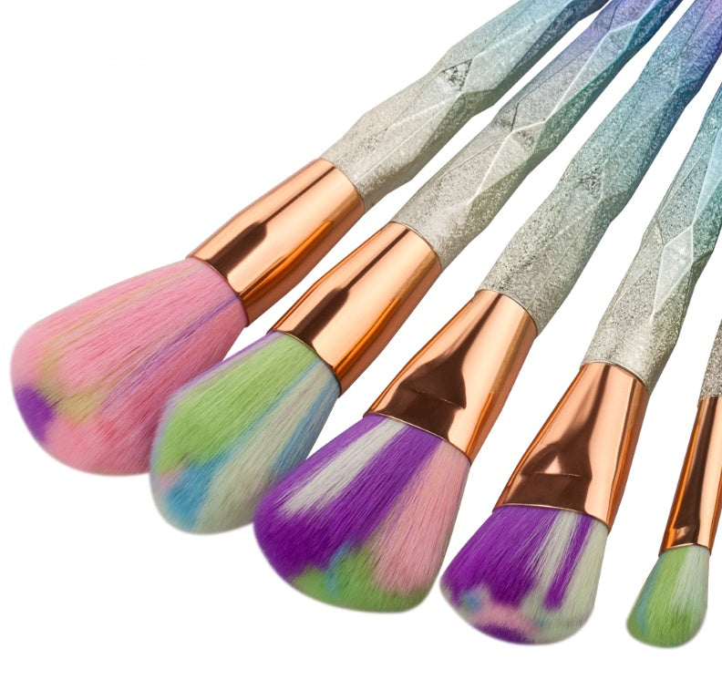 Diamond Glam 7-Piece Makeup Brush Set