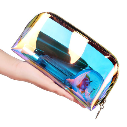 Laser illusion cosmetic bag