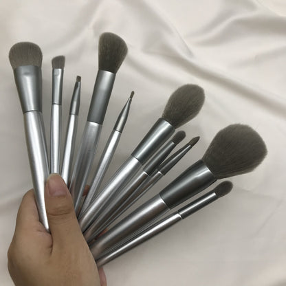 Silver Moon 10-Piece Makeup Brush Set