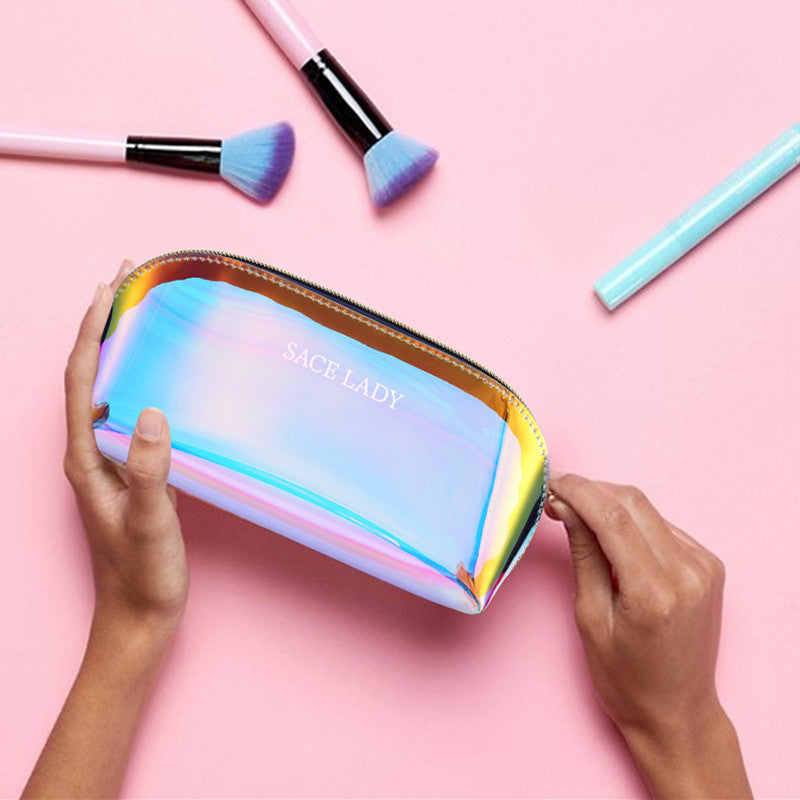 Luxe Glow Laser Makeup Pouch