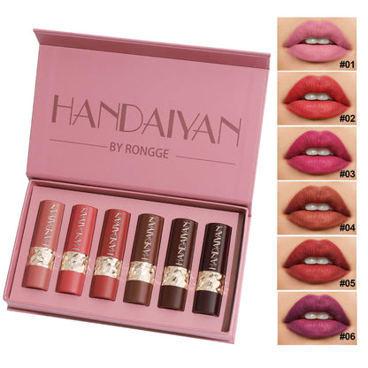 Effortless Matte Naturals 6pc lipstick Set