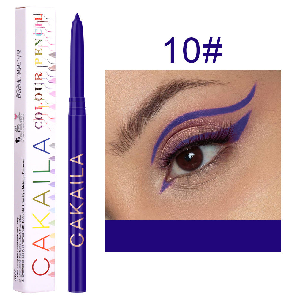 Ladies Fashion 18 Colors Eyeliner Gel Pen