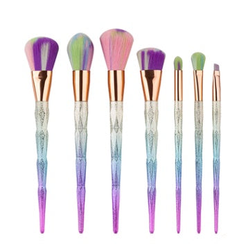 Diamond Glam 7-Piece Makeup Brush Set