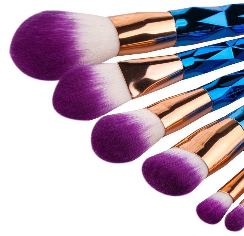 Diamond Glam 7-Piece Makeup Brush Set