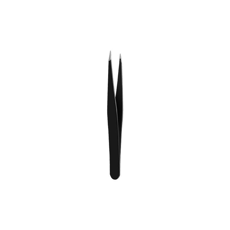 Stainless Steel Eyebrow Tweezers Black