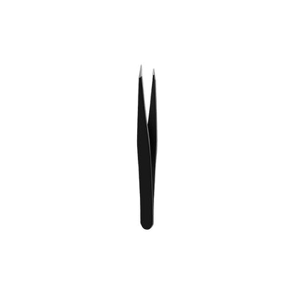 Stainless Steel Eyebrow Tweezers Black