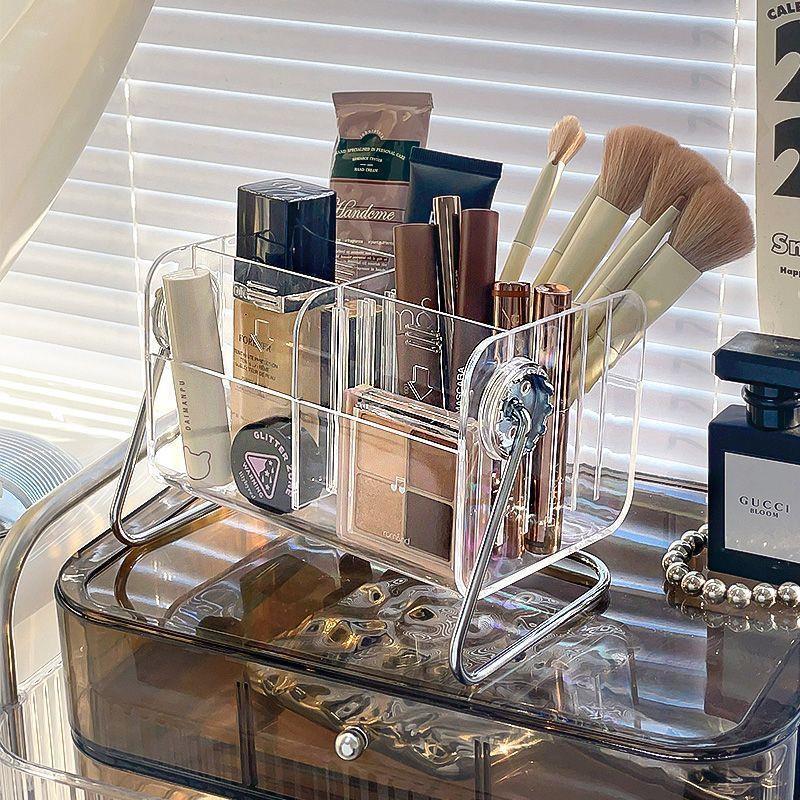 Makeup Brush Storage Desktop Transparent Storage Rack