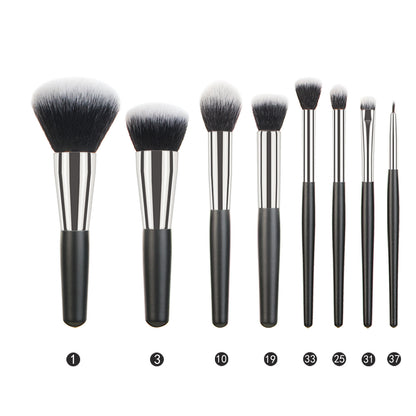 Animal Hair Makeup Brush Full Set