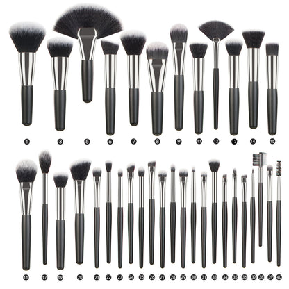 Animal Hair Makeup Brush Full Set