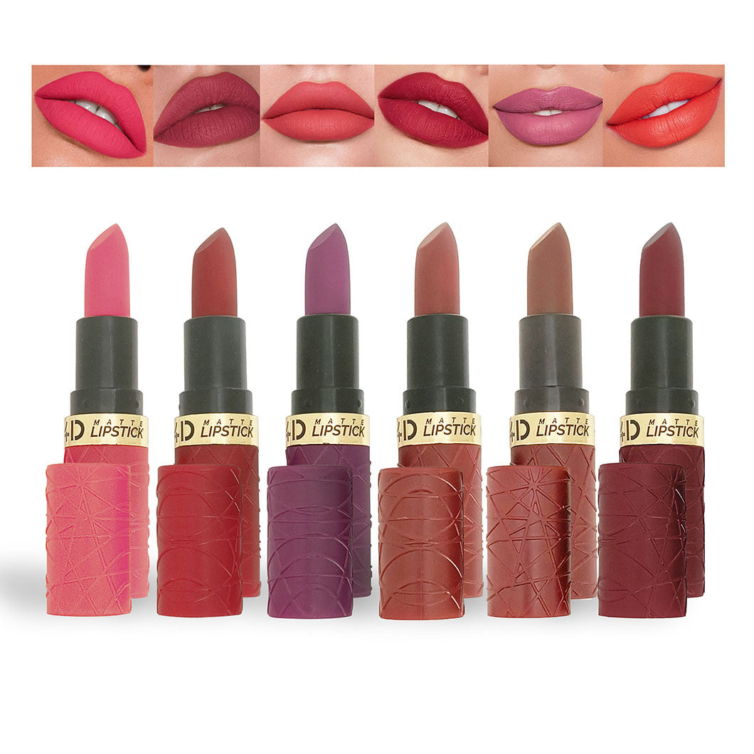 6pc Matte Lasting Lipstick Collection