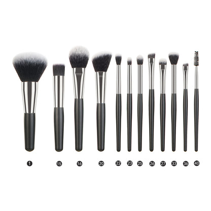 Animal Hair Makeup Brush Full Set