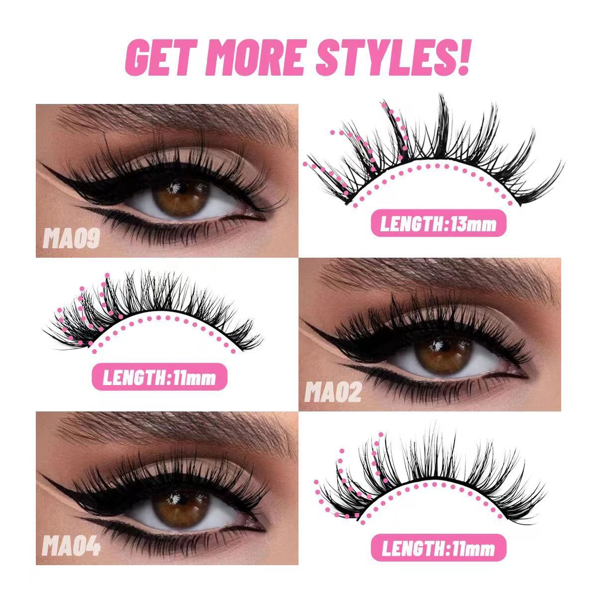 Fluffiness Natural Curl Lashes