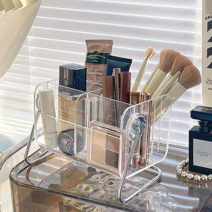 Makeup Brush Storage Desktop Transparent Storage Rack