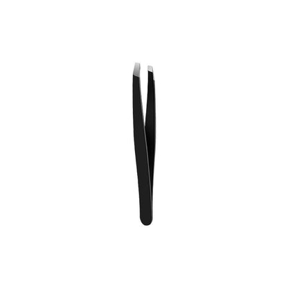 Stainless Steel Eyebrow Tweezers Black