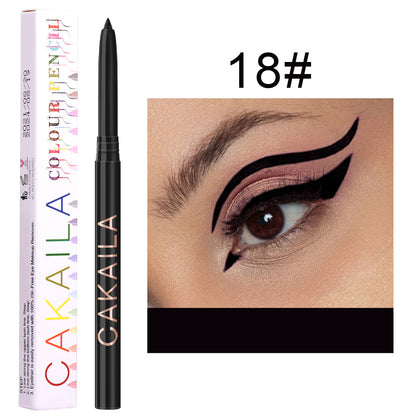 Ladies Fashion 18 Colors Eyeliner Gel Pen