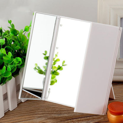 Trifold Glam Mirror